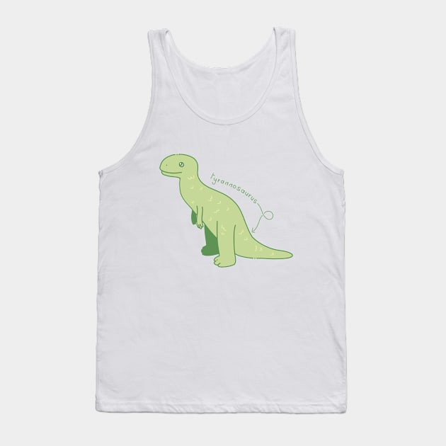 tyrannosaurus Tank Top by Trijucre